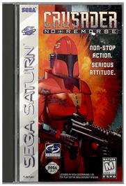 Box cover for Crusader: No Remorse on the Sega Saturn.