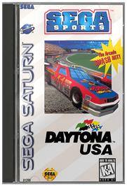 Box cover for Daytona USA on the Sega Saturn.