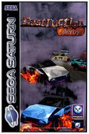 Box cover for Destruction Derby on the Sega Saturn.