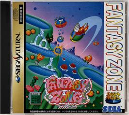 Box cover for Fantasy Zone on the Sega Saturn.