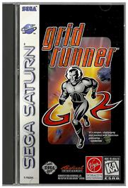 Box cover for Grid Runner on the Sega Saturn.