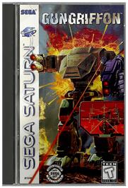 Box cover for Gungriffon: The Eurasian Conflict on the Sega Saturn.