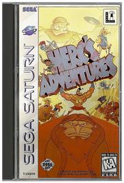 Box cover for Herc's Adventures on the Sega Saturn.