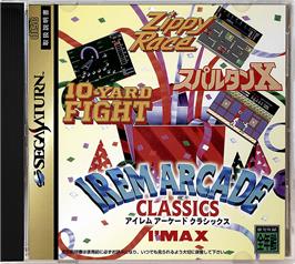 Box cover for Irem Arcade Classics on the Sega Saturn.