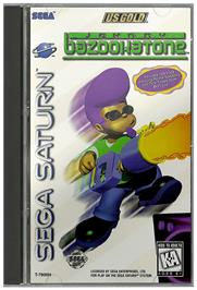 Box cover for Johnny Bazookatone on the Sega Saturn.