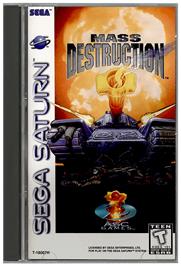 Box cover for Mass Destruction on the Sega Saturn.
