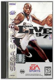 Box cover for NBA Live '97 on the Sega Saturn.