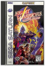 Box cover for Night Warriors: Darkstalkers' Revenge on the Sega Saturn.