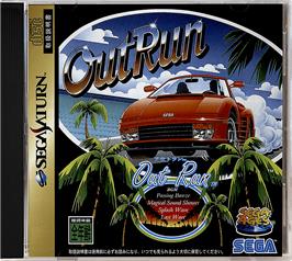 Box cover for Out Run on the Sega Saturn.