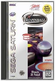 Box cover for Pro Pinball: The Web on the Sega Saturn.