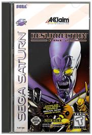 Box cover for Resurrection: Rise 2 on the Sega Saturn.