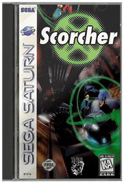 Box cover for Scorcher on the Sega Saturn.