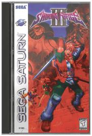 Box cover for Shining Force III: Premium Disc on the Sega Saturn.