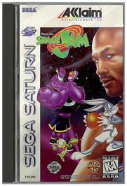 Box cover for Space Jam on the Sega Saturn.
