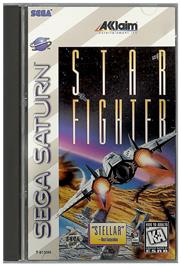 Box cover for Star Fighter 3000 on the Sega Saturn.