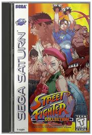 Box cover for Street Fighter Collection on the Sega Saturn.