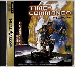 Box cover for Time Commando on the Sega Saturn.