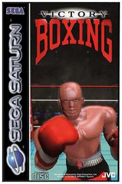 Box cover for Victory Boxing on the Sega Saturn.
