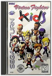 Box cover for Virtua Fighter Kids on the Sega Saturn.