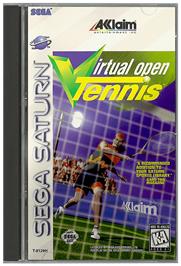 Box cover for Virtual Open Tennis on the Sega Saturn.