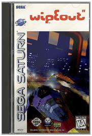 Box cover for Wipeout on the Sega Saturn.