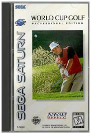 Box cover for World Cup Golf: Professional Edition on the Sega Saturn.