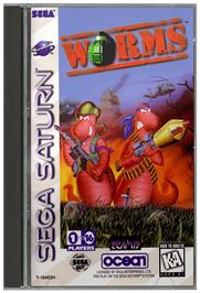 Box cover for Worms on the Sega Saturn.