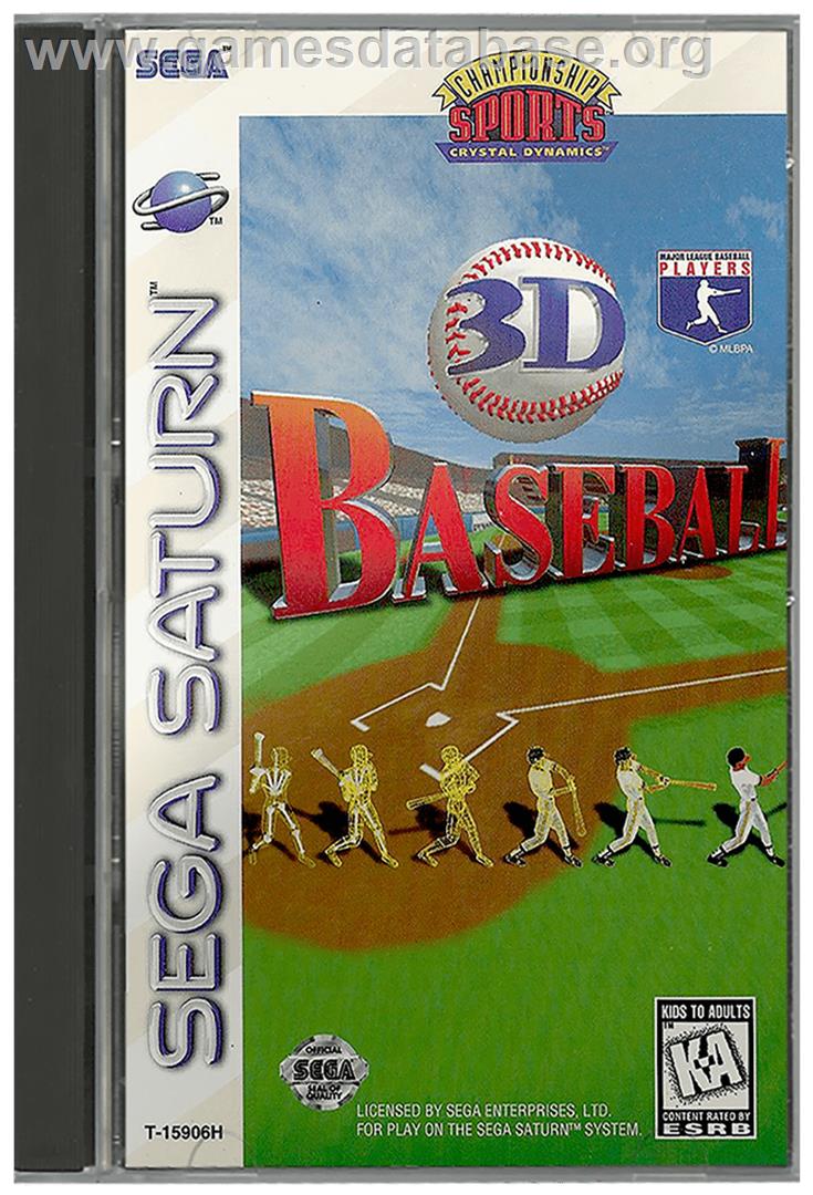 3D Baseball - Sega Saturn - Artwork - Box