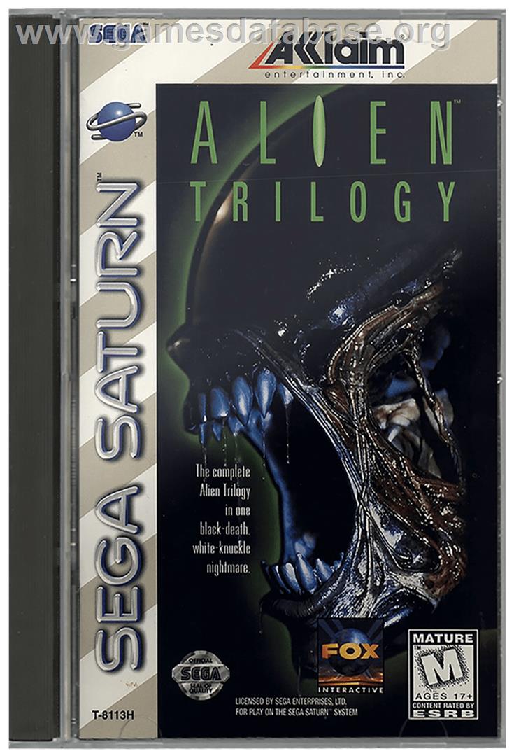 Alien Trilogy - Sega Saturn - Artwork - Box