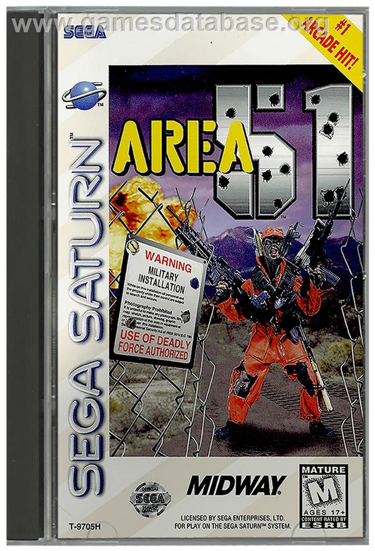 Area 51 - Sega Saturn - Artwork - Box
