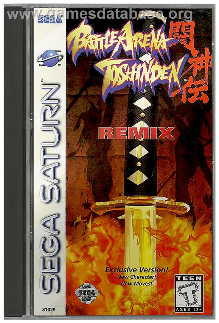 Battle Arena Toshinden Remix - Sega Saturn - Artwork - Box