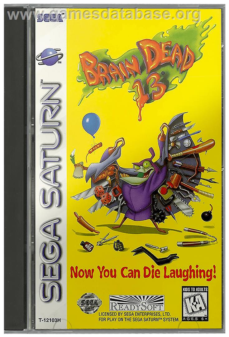 Brain Dead 13 - Sega Saturn - Artwork - Box