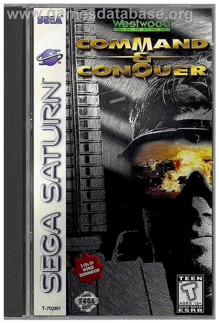 Command & Conquer - Sega Saturn - Artwork - Box
