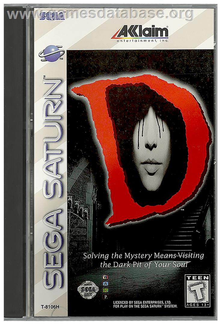 D - Sega Saturn - Artwork - Box