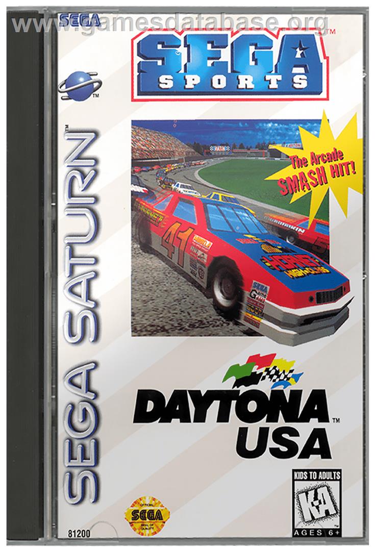 Daytona USA - Sega Saturn - Artwork - Box