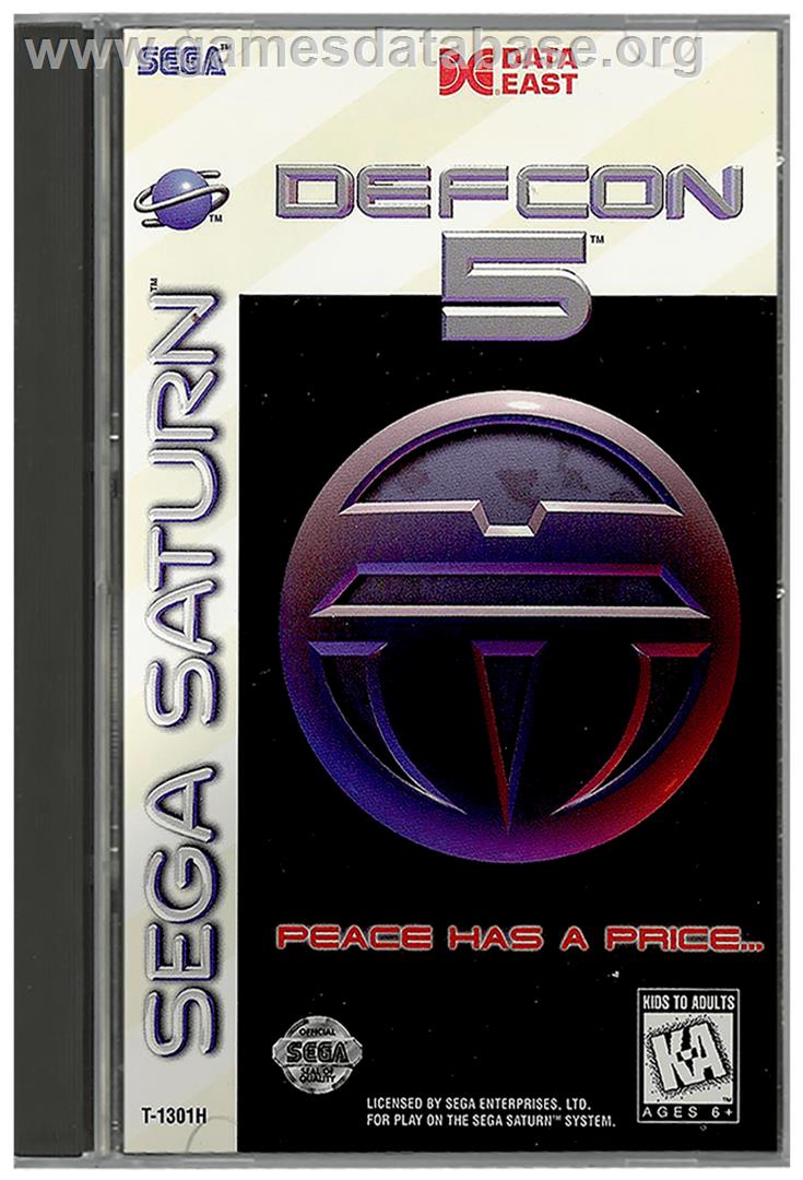 Defcon 5 - Sega Saturn - Artwork - Box