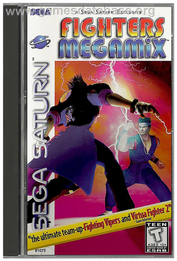 Fighter's Megamix - Sega Saturn - Artwork - Box