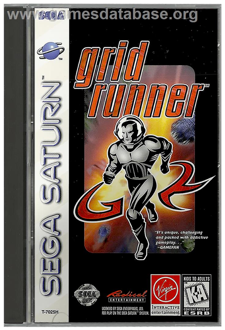Grid Runner - Sega Saturn - Artwork - Box