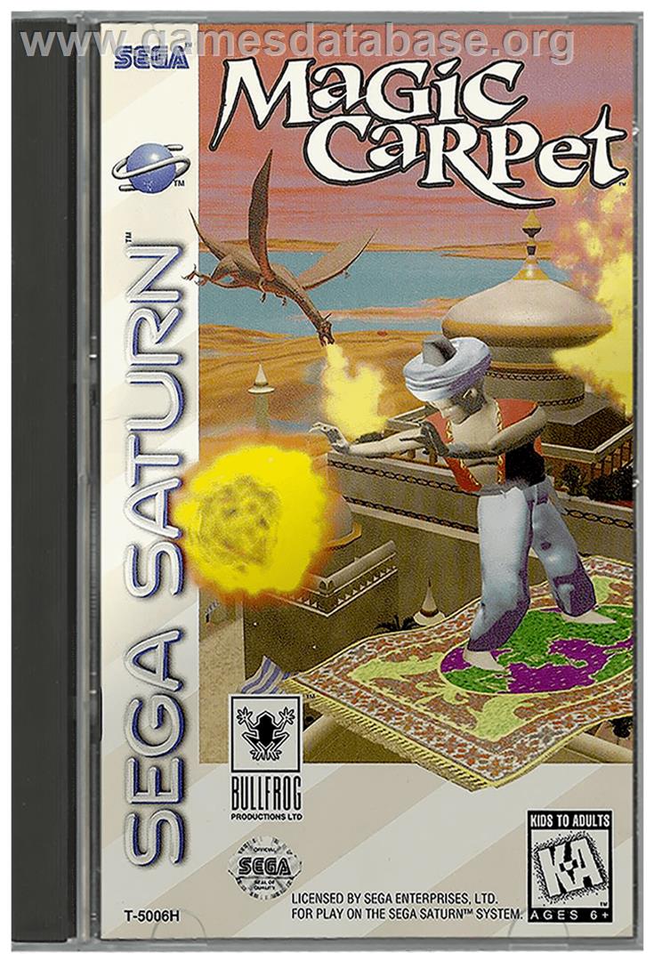 Magic Carpet - Sega Saturn - Artwork - Box