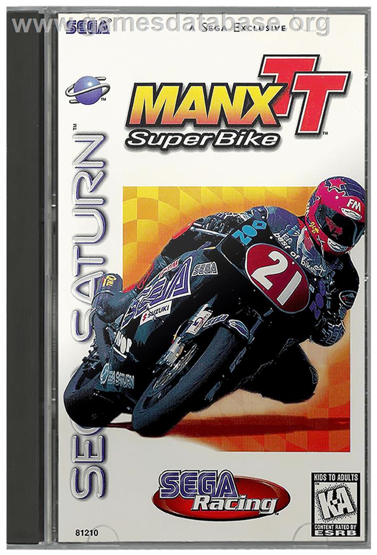 Manx TT SuperBike - Sega Saturn - Artwork - Box