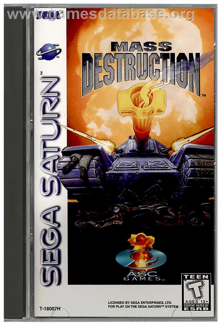 Mass Destruction - Sega Saturn - Artwork - Box