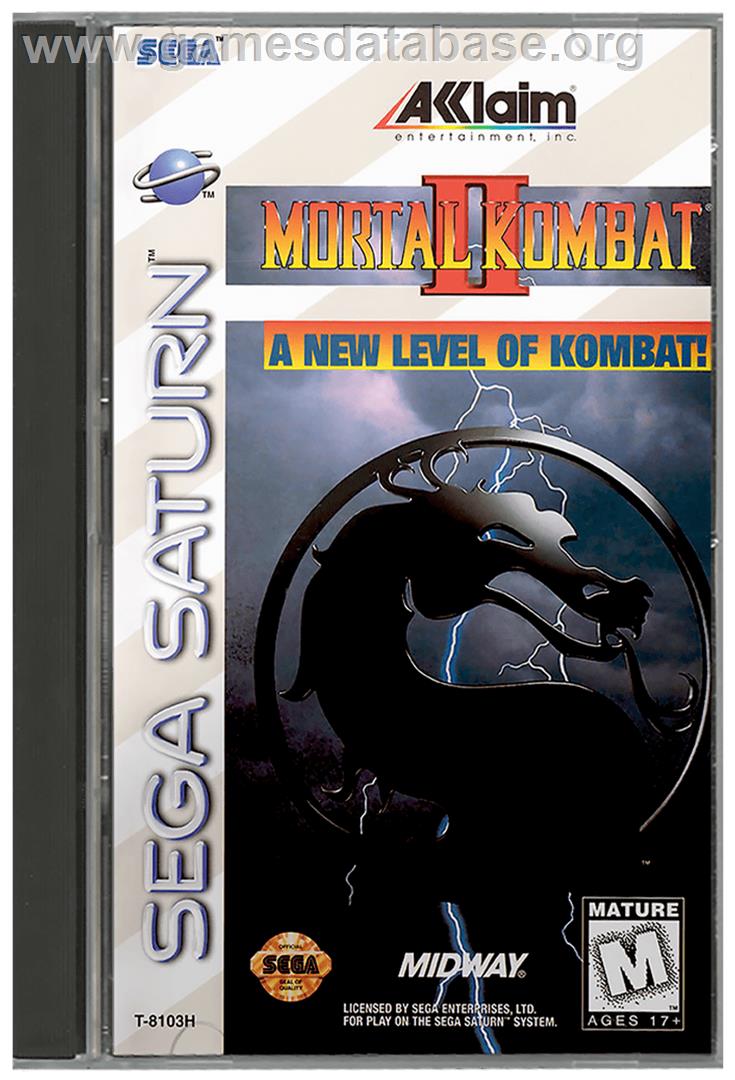 Mortal Kombat II - Sega Saturn - Artwork - Box