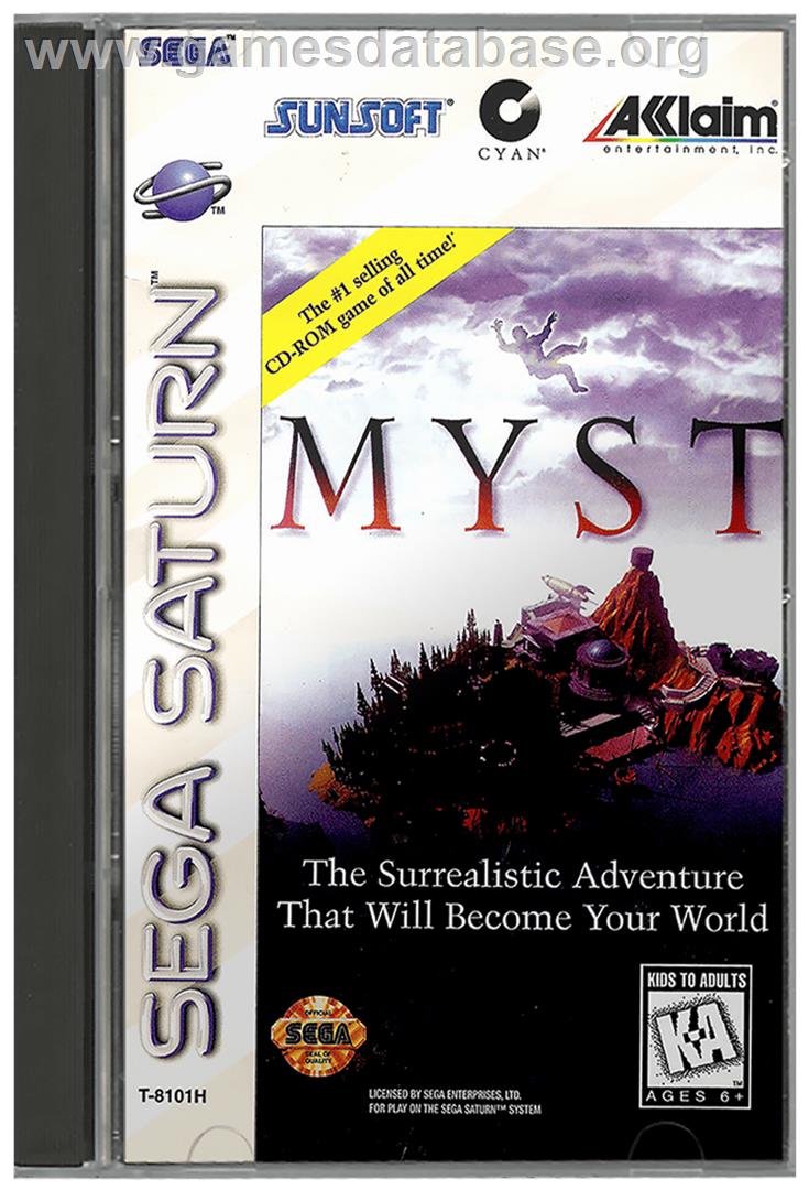 Myst - Sega Saturn - Artwork - Box