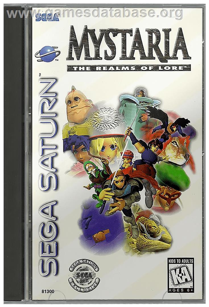 Mystaria: The Realms of Lore - Sega Saturn - Artwork - Box