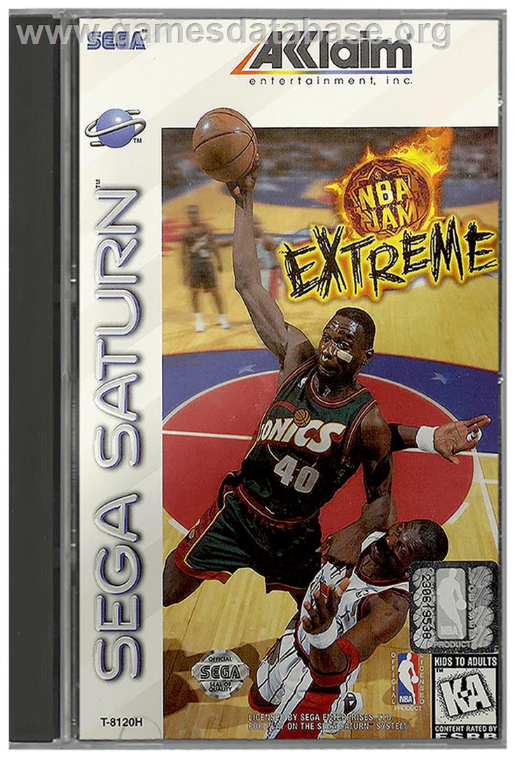 NBA Jam Extreme - Sega Saturn - Artwork - Box