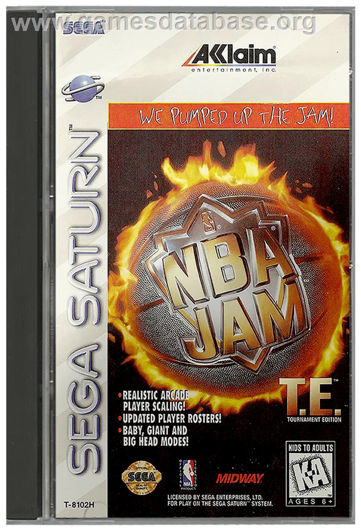 NBA Jam TE - Sega Saturn - Artwork - Box