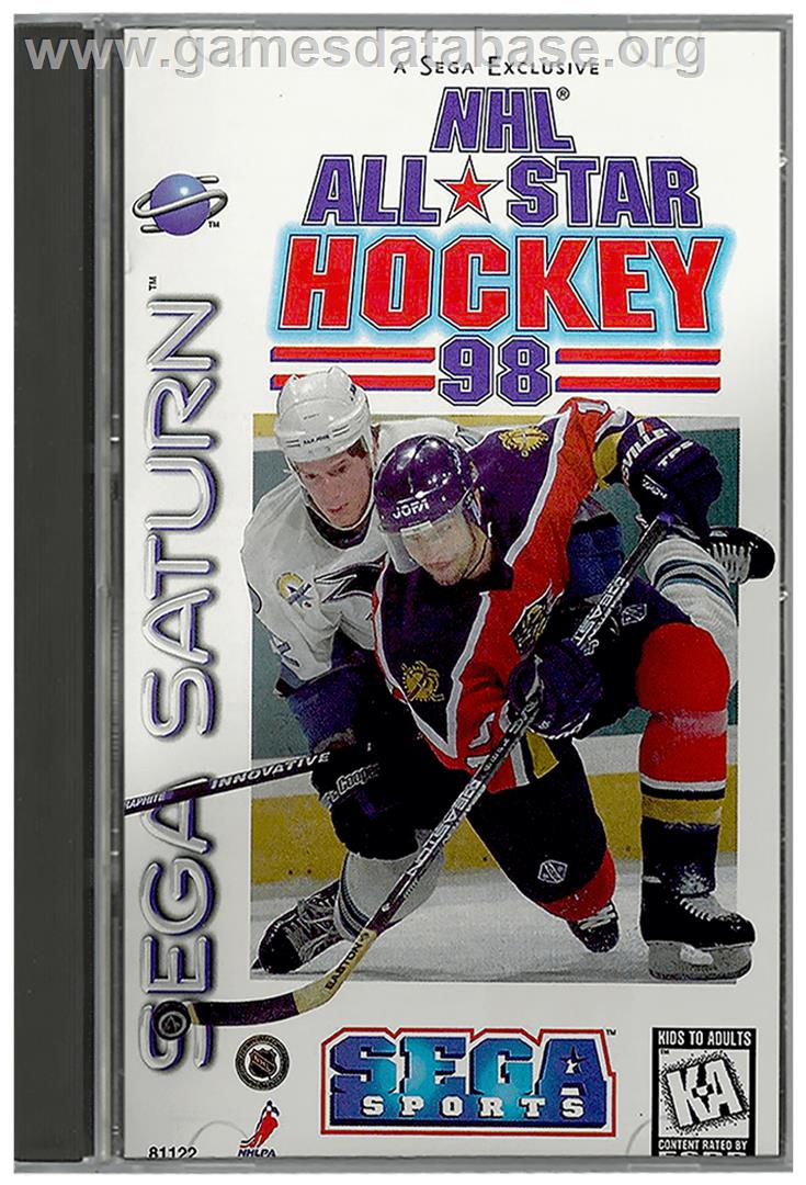 NHL All-Star Hockey '98 - Sega Saturn - Artwork - Box