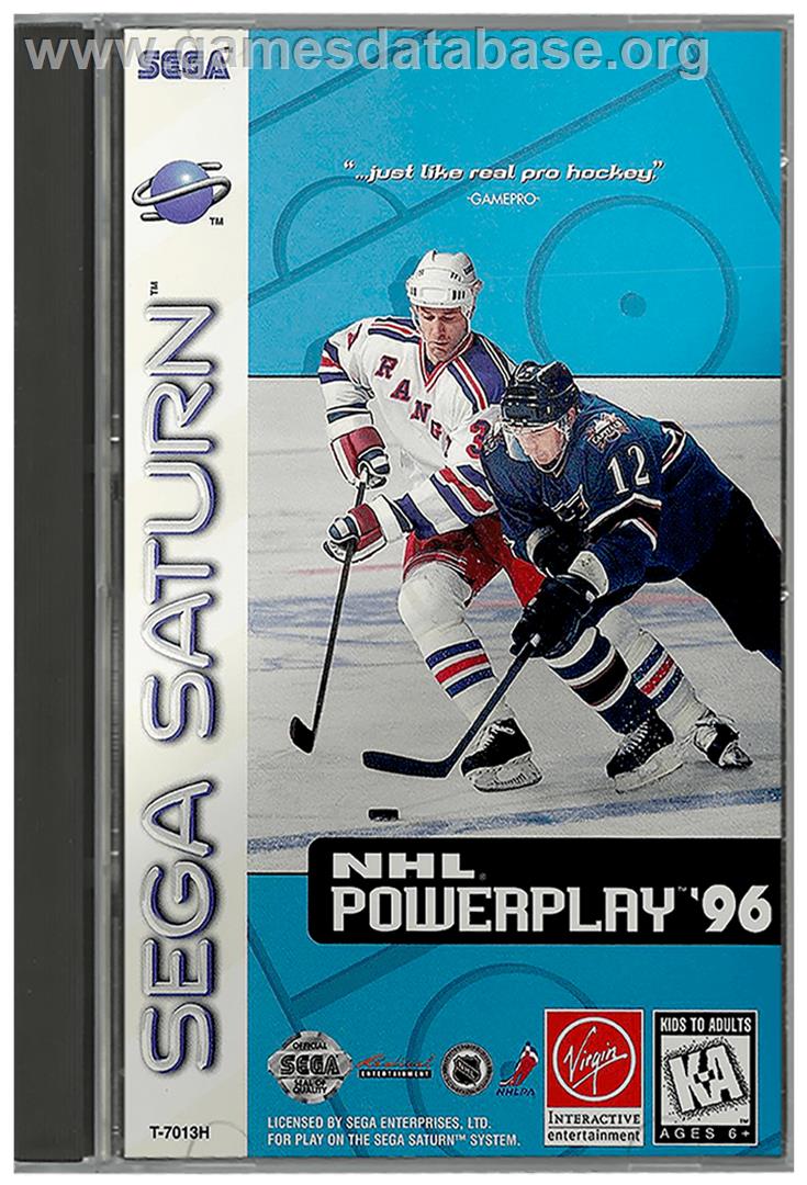 NHL Powerplay '96 - Sega Saturn - Artwork - Box