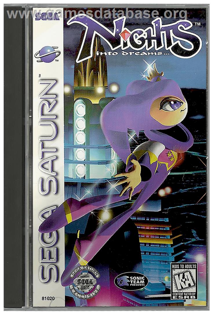 NiGHTS into Dreams... - Sega Saturn - Artwork - Box
