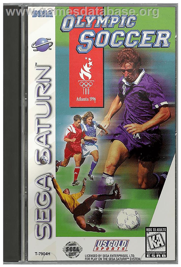 Olympic Soccer - Sega Saturn - Artwork - Box
